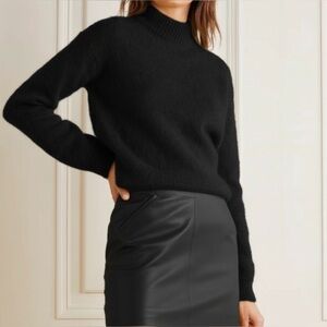 NWOT! TOM FORD Mohair Mock Neck Pullover in Black